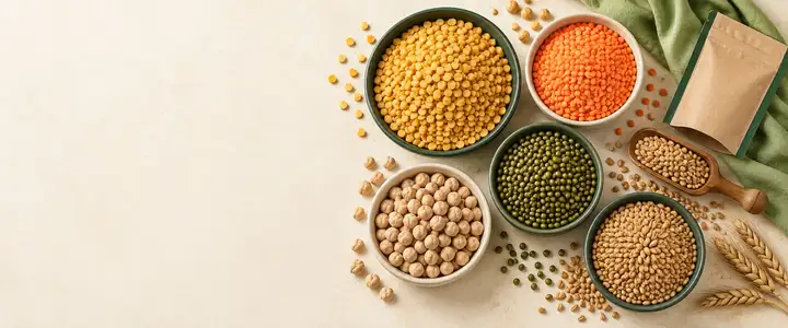 Unpolished Dals & Wholesome Grains